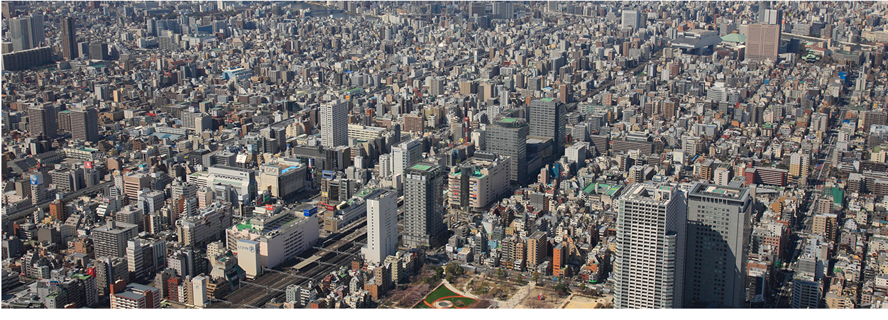 東京駅から東4.5キロに位置する副都心、「錦糸町」